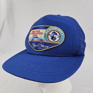Vintage Richard Petty Truckers Cap Hat '92 Fan Appreciation Tour Embroidered